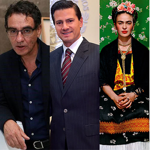 Sobrino nieto de Frida Kahlo retrató a Enrique Peña Nieto