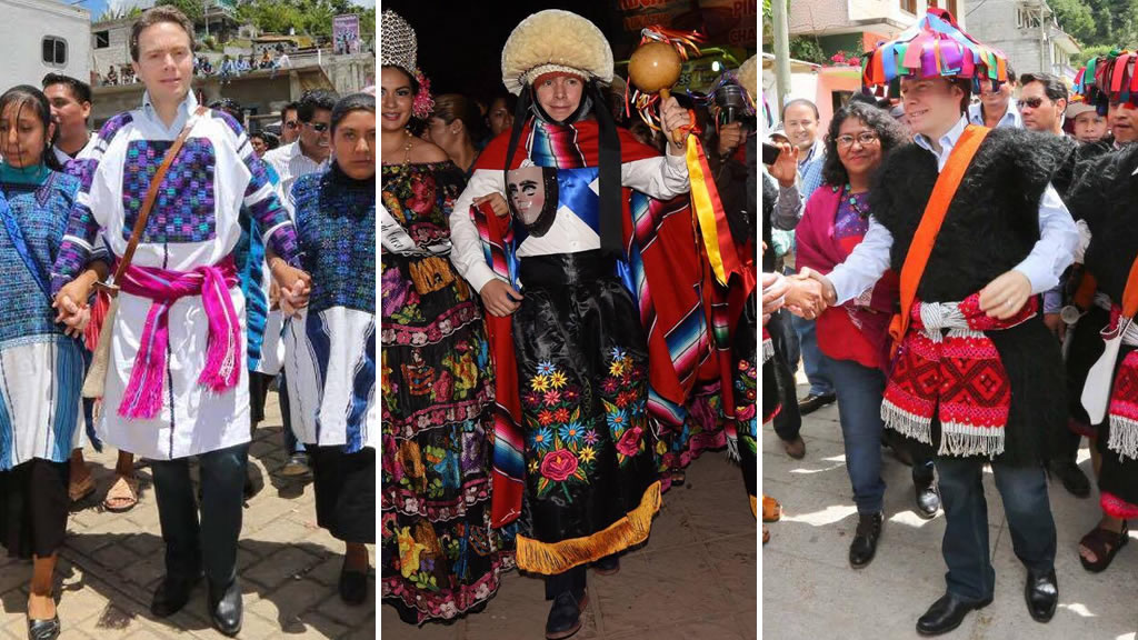 Los trajes típicos de Manuel Velasco Coello