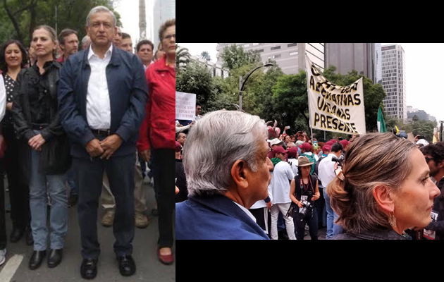 Quien marcho junto a Andres Manuel Lopez Obrador