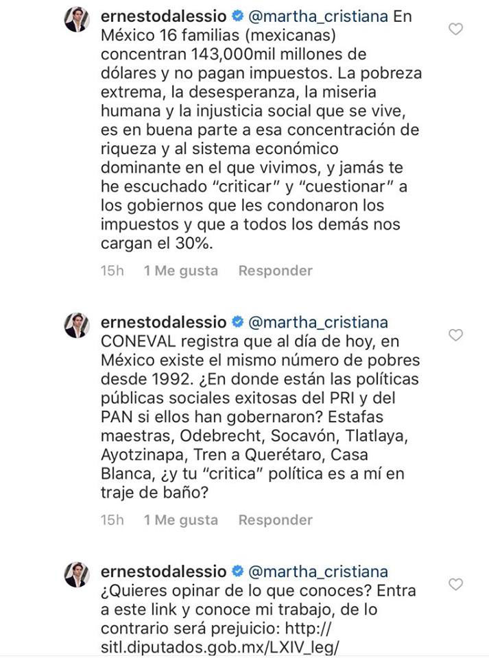 Martha Cristiana y Ernesto D´Alessio