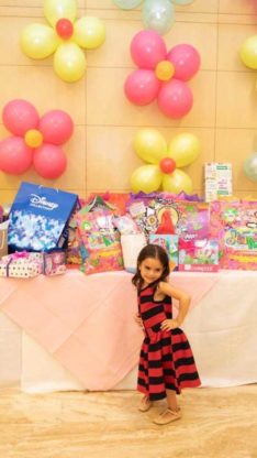 cumpleaños de la hija de Tania Ruiz