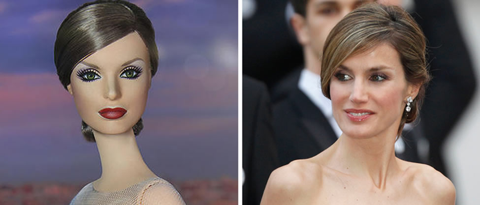 Convierten a la Reina Letizia en “Barbie”