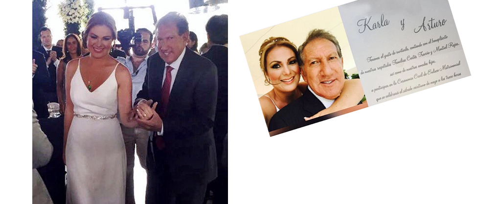 La boda de Arturo Montiel Rojas